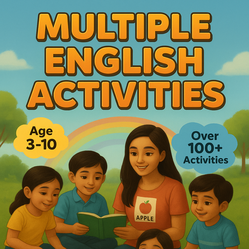 MULTIPLE ENGLISH ACTIVITIES PACK FOR KIDS