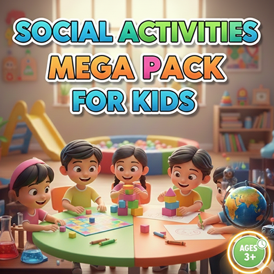 SOCIAL ACTIVITIES MEGA PACK FOR KIDS