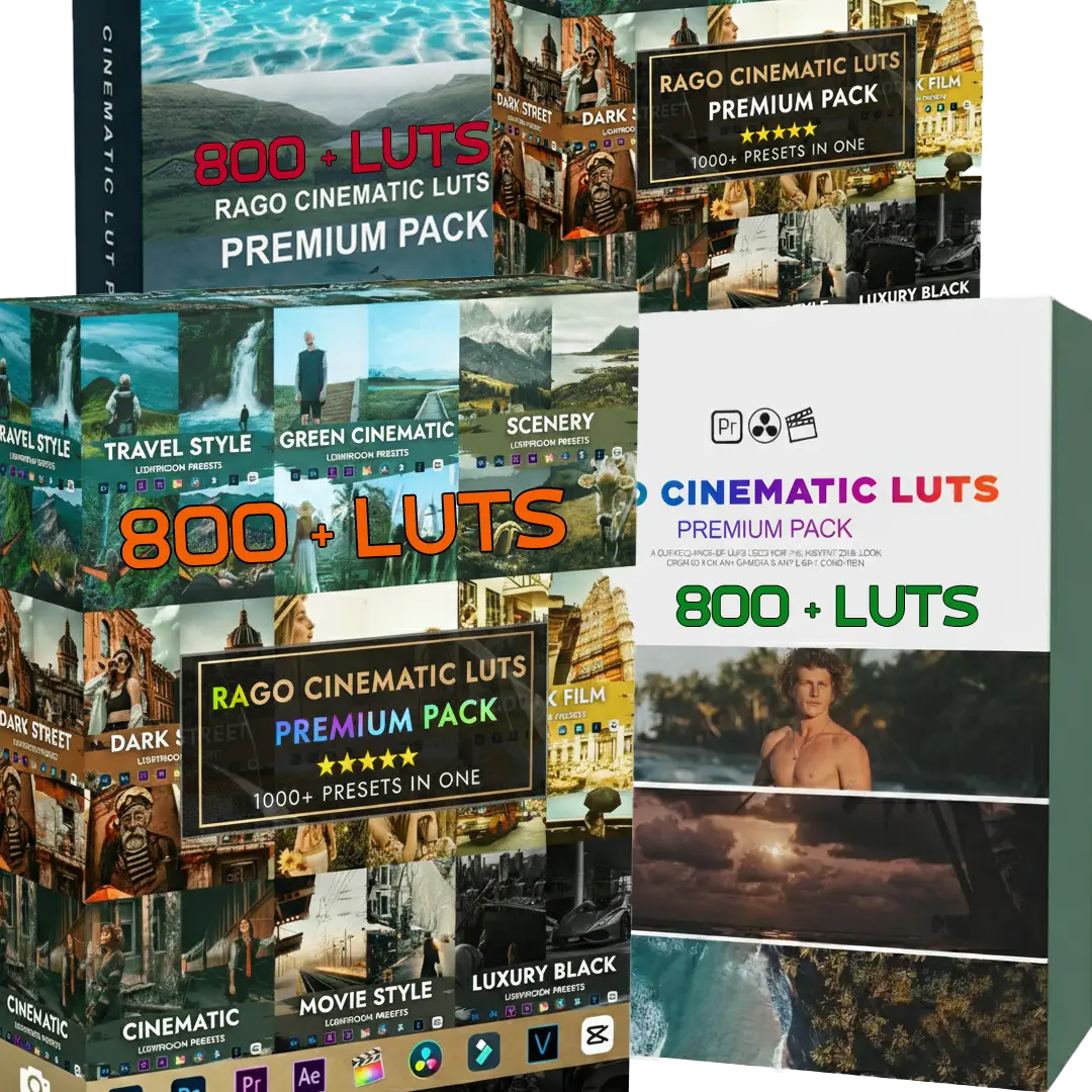 RAGO CINEMATIC LUTS PREMIMUM PACK
